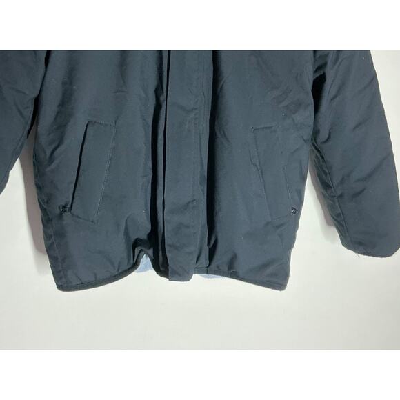 Vin Nike Swoosh Sportswear Reversible Black Gray Jacket Fleece Size L (14-16) - Picture 2 of 16